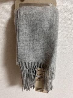 【未使用】無印良品 マフラー ウール100%のサムネイル