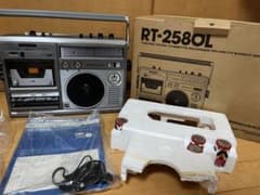 東芝 RT-2580L ほぼ新品 カセットレコーダー ラジカセ 昭和レトロ