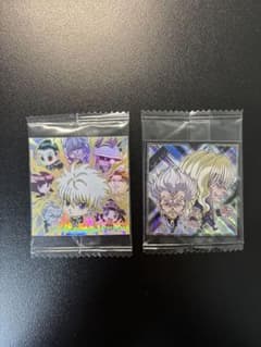 ハンターハンター ウエハース ゾルディック家[ZR]、シルバ＆ゼノ[SR]のサムネイル