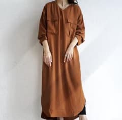 antiqua pattern torso 안티카 (F)V 넥 원피스