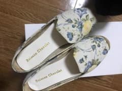 ボワソンショコラ、花柄、スリッポンのサムネイル