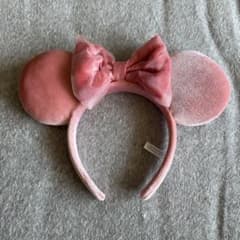 東京ディズニーリゾート カチューシャ ピンク ベロアのサムネイル