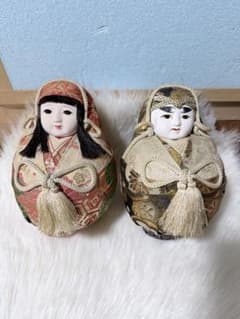 雛人形 ひな人形 ペア 和風インテリア ヴィンテージ 長期保管品のサムネイル