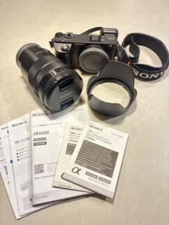 SONY α6500 ズームレンズSELP18105G付き ミラーレス一眼カメラ - メルカリ
