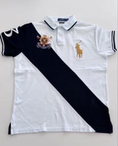 POLO RALPH LAUREN ポロシャツ 斜め切り替え 刺繍のサムネイル