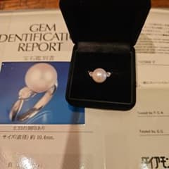 値引き不可‼️アコヤ和珠真珠10.4㎜ダイヤリング12号 値引き不可‼️アコヤ和珠真珠10.4㎜ダイヤリング12号 - メルカリ