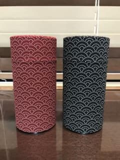 茶筒　空缶　２個セットのサムネイル