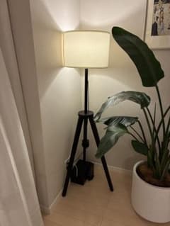 IKEA ラウテラス LAUTERS フロアスタンド ブラウン 照明 - メルカリ