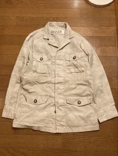DENIME サファリジャケット ベージュ　タイプライター　ハンティング　Mのサムネイル