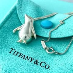 極美品 オールドティファニー ペンギン ネックレス シルバー925 極美品 オールドティファニー ペンギン ネックレス シルバー925