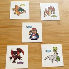 ポケモンパンシール デコキャラシール5枚セットのサムネイル