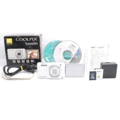 美品 Nikon COOLPIX S6600 Wi-Fi 自撮り 液晶 ホワイト - メルカリ