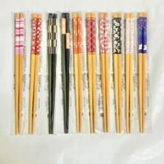 【新品未使用】和柄竹箸　10膳セットのサムネイル