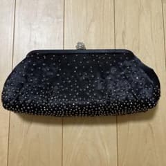 パーティーバッグ ブラック ラインストーンのサムネイル