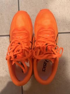 アシックス　 陸上ランニングシューズオレンジ24.0㎝のサムネイル