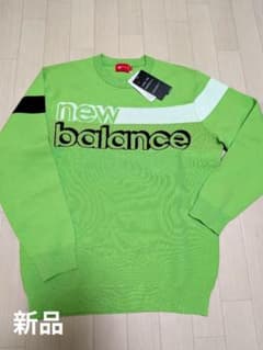 新品 ニューバランス グリーン セーター L - メルカリ