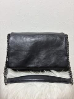 ZARA ザラ ブラック チェーンショルダーバッグ 保存袋付きのサムネイル