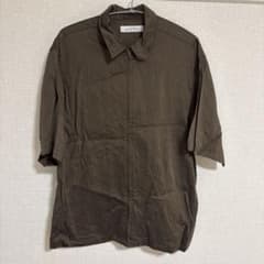 UNITED ARROWS ジップアップシャツ ブラウンのサムネイル