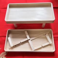 結納使用　白木台2点セットのサムネイル