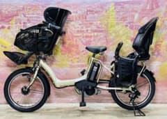 ZK4199 電動自転車 ヤマハ パスキス 子供乗せ 20インチ 送料無料
