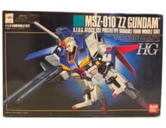 旧HG 1/144 ZZガンダム 1-1-3可変 未組立 説明書なしのサムネイル