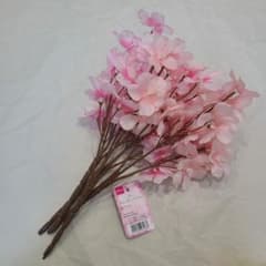 DAISO サクラブッシュ 造花 ピンクのサムネイル