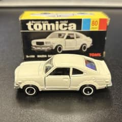 黒箱トミカ No.80 マツダ サバンナ GT レーシング 白 日本製 当時物のサムネイル
