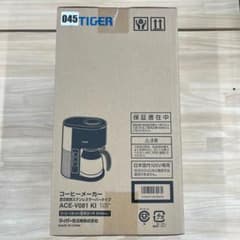 タイガー魔法瓶 コーヒーメーカー ACE-V081 Kl アイボリーブラック