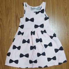 H&M ワンピース リボン柄 120のサムネイル
