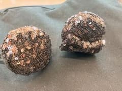 ディズニーランド　ミニーピン留め　バレッタ　つけ耳のサムネイル