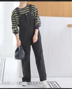 綿ストレッチサロペットのサムネイル