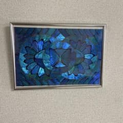 幻想的なブルーバタフライアート 額縁付き インテ リア 壁掛け装飾品 m70524870635_1.jpg?1762054660