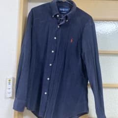 Ralph Lauren ネイビー長袖シャツ Mのサムネイル