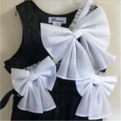 noir kei ninomiya チュール ビスチェ リボン フリル 白 - メルカリ