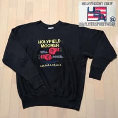90s ホリフィールド vs モーラー ボクシング スウェット XL レア US 