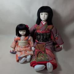 作者不明 創作人形 縮緬人形 日本人形 ポーズ人形 市松人形 - メルカリ