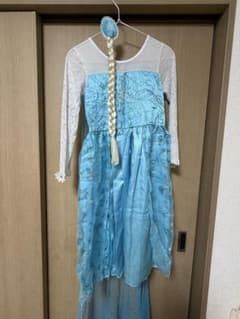 キッズ コスチューム ドレス ブルー(アナ雪風)のサムネイル