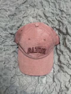 GANNI コーデュロイ ベースボールキャップ M ピンク - メルカリ
