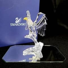 ●未使用級◆スワロフスキー　ハクトウワシ　置物　フィギュリン　箱つき 0 ○未使用級◇スワロフスキー ハクトウワシ 置物 フィギュリン 箱つき 3