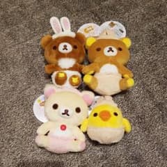 リラックマ ぬいぐるみ キーホルダーセットのサムネイル