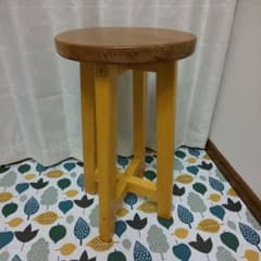 木製スツール ハンドメイドのサムネイル