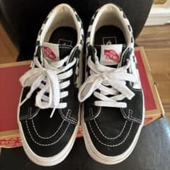 Vans ブラック ホワイト チェッカー スニーカーのサムネイル