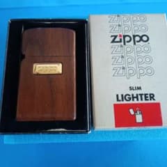 Zippo SLIM LIGHTER ウッド調 オイルライター 本体のサムネイル