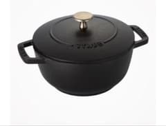 staub ストウブ WANABE ワナベ16cm ブラック - メルカリ