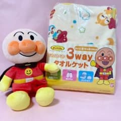 アンパンマン　ぬいぐるみ　タオルケットのサムネイル