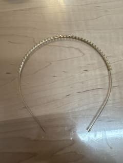 ゴールドクリスタルヘアバンド
