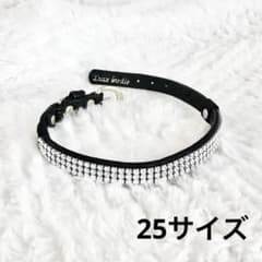 luxebirdie 首輪 スワロクリスタルカラー　ブラック　25のサムネイル