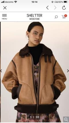 【新品未使用】SLY Over size B-3 ブルゾンのサムネイル