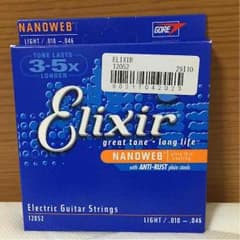 [新品]エリクサー NANOWEB ギター弦 LIGHT .010-.046のサムネイル