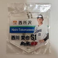 埼玉西武ライオンズ 西川愛也 駅の推し獅子アクリルキーホルダーのサムネイル